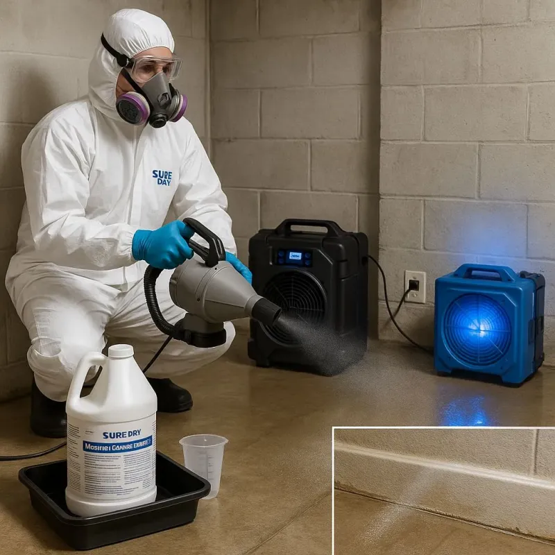 Sanitization and Odor Removal process in Southern Pines, NC