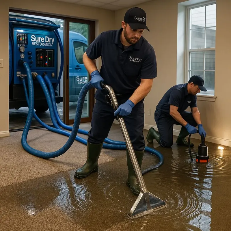 Water Extraction and Removal process in Southern Pines, NC